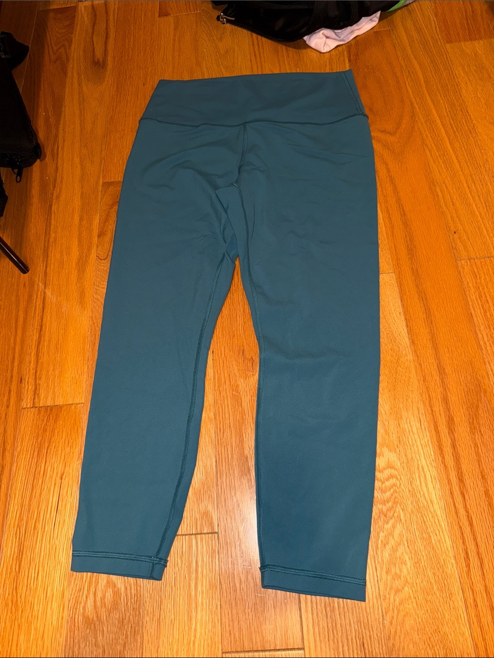 Athleta Teal Capri Leggings
